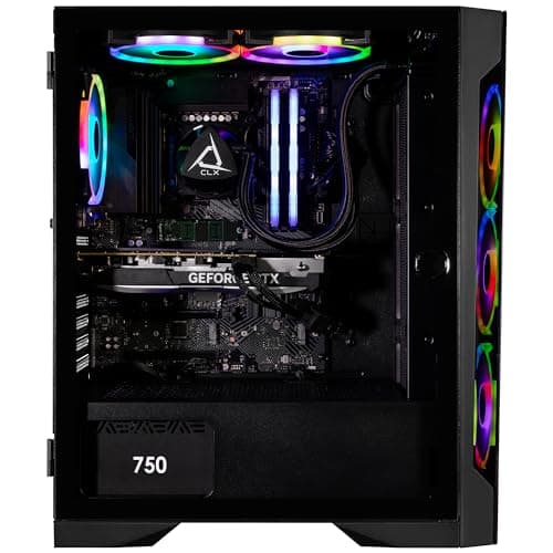 CLX Gaming PC - Intel Core i9 14900KF 3.2GHz, GeForce RTX 4070 Super, 1TB NVMe M.2 SSD, 4TB HDD, 32GB DDR5 RGB Memory, 360mm AIO, WiFi, Windows 11 Home, Black