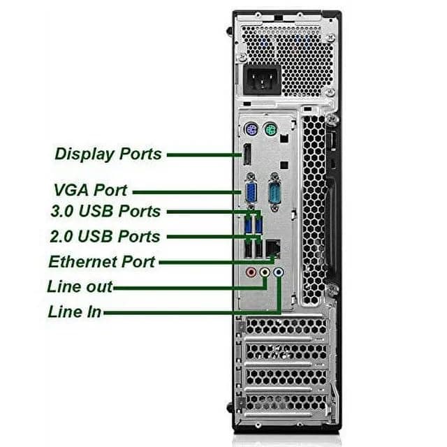 Lenovo ThinkCentre M700 SFF Desktop Computer, 6th Gen Dual Core 6100, up to 3.7 GHz, 16GB DDR4 RAM 1TB SSD, DisplayPort, VGA, Keyboard and Mouse, WiFi, BT, Windows 11 Pro (Renewed)