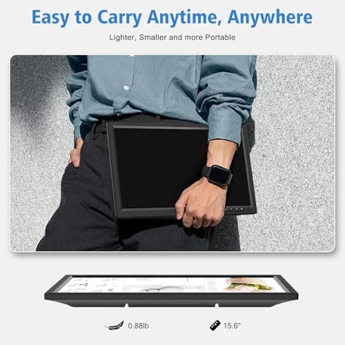 15.6-inch HD LED Monitor for Office and Home use