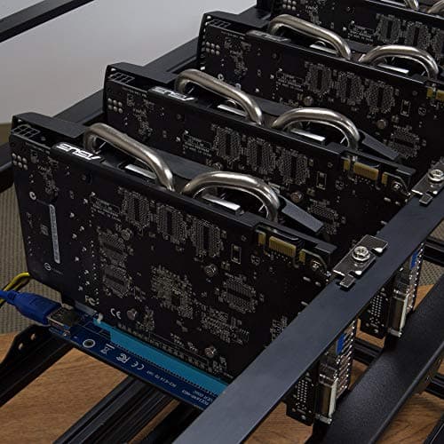 Kingwin PCIe Riser Card Adapter 1x to 16x with 6-Pin Power Cable, SATA to PCI-E Extension Cable for GPU Bitcoin Mining, Ethereum, ETH, Crypto Mining Rig (Latest Version)