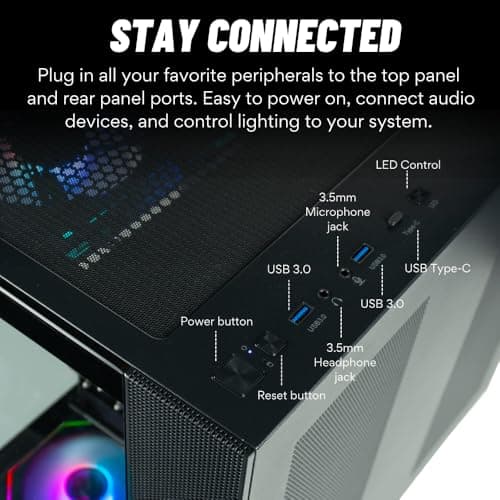 Panorama XL RTX 5090 Gaming Desktop - Intel Core Ultra 9 285K, 192GB DDR5 RAM, 4TB NVMe 9100 Pro Gen5 SSD, 10TB HDD, WiFi 6E, HDMI, Windows 11 Pro - Best 2025 RGB Prebuilt Tower Computer for Gamers