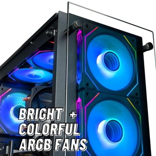 Stratos Micro Gaming Desktop PC - NVD RTX 5090, AMD Ryzen 7 9800X3D, 64GB DDR5 RAM, 2TB NVMe SSD, WiFi, Windows 11 Pro - Gamer Computer