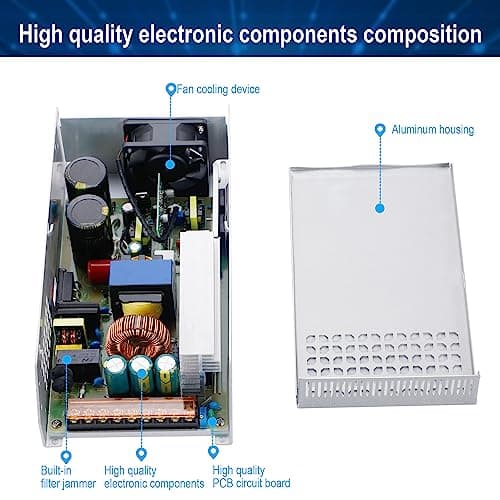 DC 48V 20.8A 1000W Switching Power Supply SMPS AC 110V / 220V-DC 48V Transformer Adapter, for LED Strip Light, CCTV Camera Security System,Computer Project of Industrial Power Supplies