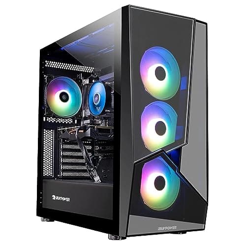 iBUYPOWER Pro Gaming PC Computer Desktop SlateMR 291i (Intel i7-12700F 2.1 GHz, GeForce RTX 3060 TI 8GB, 16 GB RGB DDR4 RAM, 1 TB NVME SSD, WiFi Ready, Windows 11 Home)