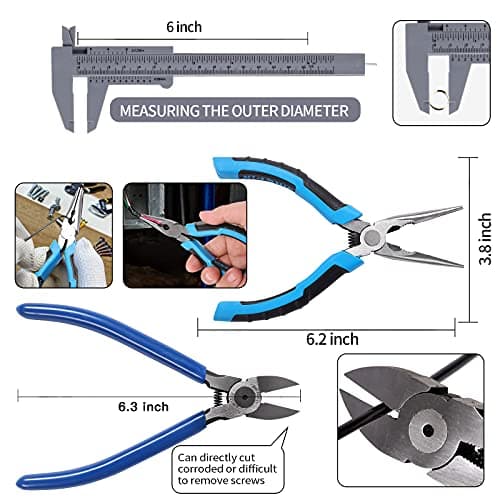 HIJIRH 165 Pcs Pro Grade 3D Printing Tool Kit,3D Printer Tool Kits,Diverse 3D Printer Accessory Including Electric Polishing Machine,Tool Box,for Remove/Trim and Finish 3D Print