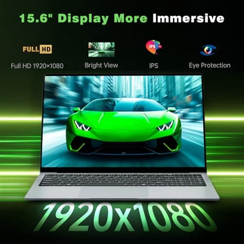 Gaming Laptop,15.6 inch Laptop,N4000 Processor 8GB RAM 256GB SSD,Notebook Computers Laptops 1920x1080 Display,WiF5 Mini HDMI,180 Angle Opening, Laptops for Students Business Work