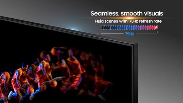 SAMSUNG 22" T350 Series FHD 1080p Computer Monitor, 75Hz, IPS Panel, HDMI, VGA (D-Sub), 3-Sided Border-Less, FreeSync, LF22T350FHNXZA