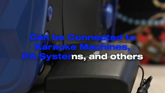 Singing Machine Portable Wireless Microphone (Black) - Premium Unidirectional UHF Wireless Mic for Singing, Speeches & Events - Cordless Mic Compatible with Karaoke Machines, PA Systems & More
