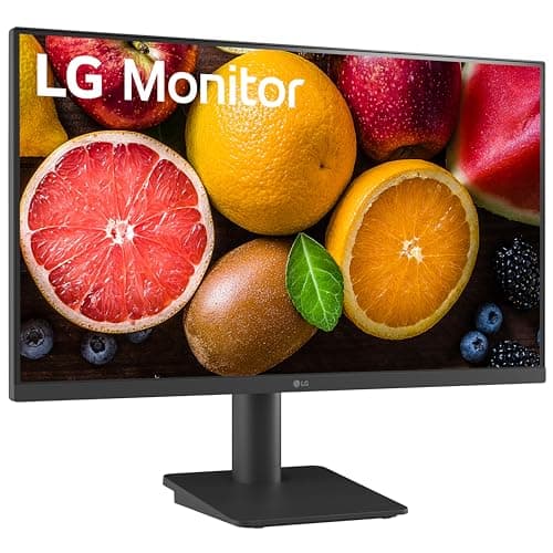 LG 27MS550-B 27 inch IPS Computer Monitor FHD (1920x1080) 100Hz 5ms Reader Mode Tilt/Height Stand Built in Speaker Borderless Design OnScreen Control Black Stabilizer DAS Crosshair HDMI Black