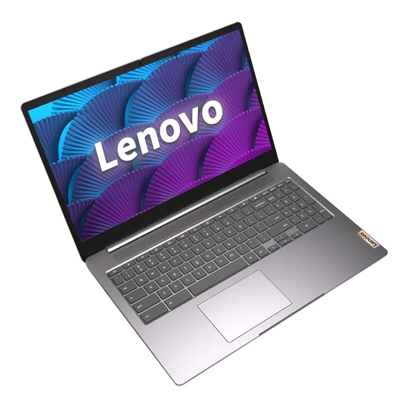 Lenovo 15.6" FHD Chromebook-Intel Quad-Core N4120(> N4020) 4GB RAM,128GB Storage,(64GB eMMC+64GB SD Card),Home & Student Laptop,with Privacy Camera,Wi-Fi6,HDMI1.4,Chrome OS,Artic Grey