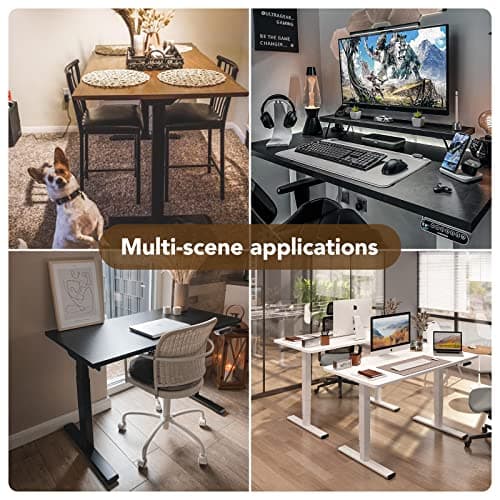SANODESK Whole-Piece Particle Board Table Top for Standing Desk and Home Office Desk DIY, 40x24x1 Inch Mahogany Desk Top