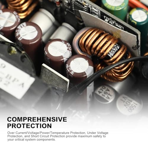 Segotep 650W 80 Plus Gold Certified Non-Modular ATX Power Supply with 6+2 Pin Connectors PFC Protection and RoHS Compliance, 120mm Silent Fan Gaming PSU GN-650 Black