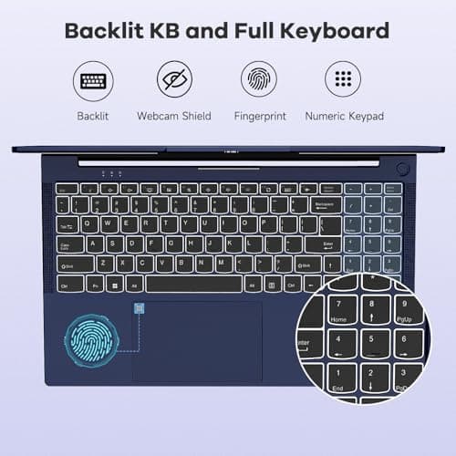 NIMO 15.6" IPS FHD-Gaming-Laptop, AMD Ryzen 5 6600H 6-Cores 660M GPU 32GB DDR5 RAM 1TB SSD(Beat i7-1165G7, Up to 4.5GHz) Computer with 100W GaN Type C Fingerprint Backlit Keyboard Win 11