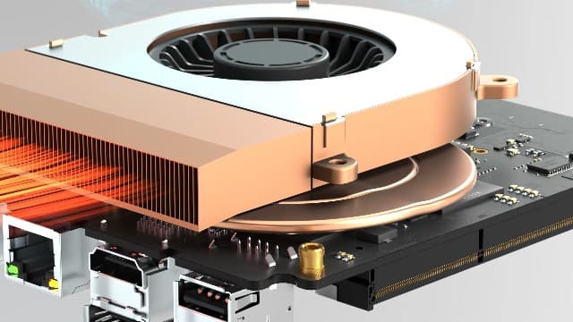 GMKtec Mini PC AMD Ryzen 7 5825U (Turbo 4.5GHz) Dual NIC 2.5G Gaming Desktop Computers 16GB DDR4 512GB SSD Dual LAN 2.5G/ WiFi 6E, USB3.2, USB-C, BT 5.2, DP, HDMI, Dual Fan