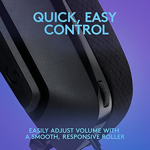Logitech G335 Wired Gaming Headset, with Flip to Mute Microphone, 3.5mm Audio Jack, Memory Foam Earpads, Lightweight, Compatible with PC, PlayStation, Xbox, Nintendo Switch - Black