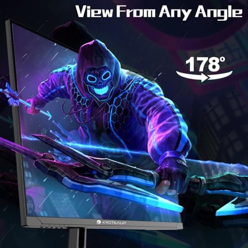 32 Inch UHD Gaming Monitor, (3840 X 2160) Computer Monitor, HDR400, DCI-P3 86%，100% sRGB, Eye Care, Freesync, HDMI, Dp Port and Built-in Speaker, Support Wall