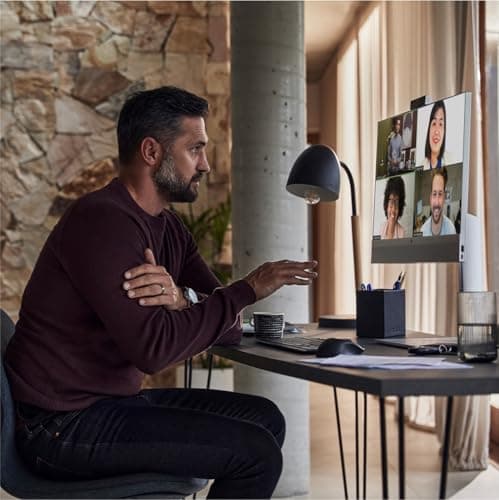 2025 HP EliteOne 840 G9 All-in-One AIO Business Desktop Computer (23.8" FHD IPS, Intel Core i7-14700, 64GB DDR5 RAM, 2TB SSD) Wi-Fi 6E, BO Audio, 5MP Webcam, KB& Mouse, Wolf Pro Security, Win 11 Pro