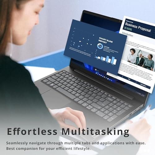 Lenovo V15 Series Laptop • 16GB RAM • 1TB Storage (512GB SSD + 512GB External) • 15.6 FHD Display w/Low-Blue Light • Intel Processor • HDMI • Ethernet Port • Windows 11 Pro • w/WOWPC Bundle