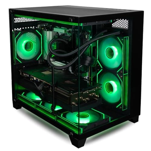 Panorama Gaming PC Desktop (NVD GeForce RTX 5080, Intel 24-Core i9-14900KF Processor, 96GB DDR5 RAM, 2x2TB Gen4 NVMe SSD, WiFi 6E, HDMI, Windows 11 Pro) Best 2025 Prebuilt Tower RGB Gamer Computer