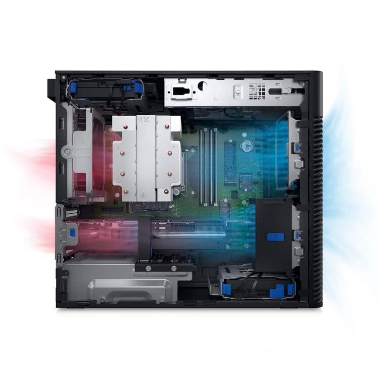 Dell Precision 3660 Tower Computer, Intel i7-13700 16-Core, 64GB RAM, 2TB NVMe SSD, Nvidia Quadro T1000 8GB DDR6, Mini-Display Port, AC Wi-Fi, Bluetooth - Windows 11 Pro, Black Desktop