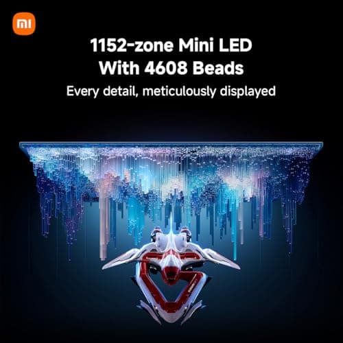 Xiaomi Mini-LED Gaming Monitor G Pro 27 inch HDR 1000 2K QHD 2560x1440, Fast IPS, 180Hz 1ms, 99% DCI-P3, AMD Freesync, Adjustable Angle, 2× HDMI 2.0, 2× DP 1.4, White