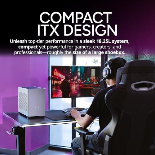 Cooler Master NR2 Pro Mini ITX – Intel i7-14700F 2.1GHz (5.4GHz Turbo) | Gigabyte RX 7800 XT 16GB & B760I AORUS PRO | 32GB DDR5 6000MHz | 1TB Gen4 M.2 | WiFi | Windows 11 | 280mm AIO Gaming PC