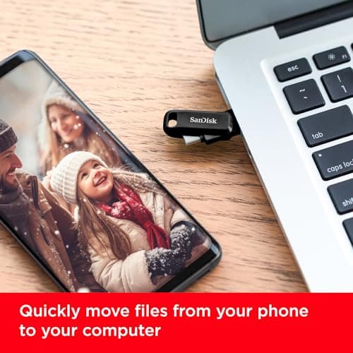 SanDisk 1TB Ultra Dual Drive Go USB Type-C Flash Drive, Black - SDDDC3-1T00-GAM46​
