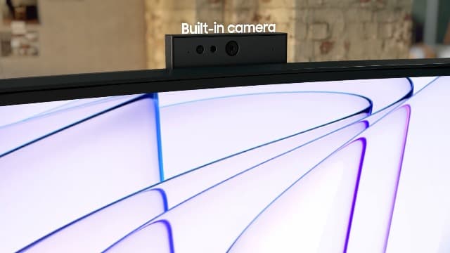 Samsung 34” ViewFinity (S65TC) Series Ultra-WQHD 1000R Curved Computer Monitor, HDR10, 100Hz, AMD FreeSync, Thunderbolt 4, Height Adjustable Stand, Built-in Speakers, Eye Care, LS34C650TANXGO, 2024