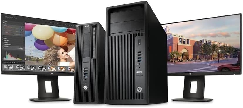HP Z240 Tower Workstation Desktop Computer, Intel Core i7-6700, 16GB DDR4 RAM 1TB SSD, 2 DisplayPort, WiFi, Bluetooth, Keyboard&Mouse, Windows 10 Pro (Renewed)