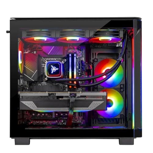 Skytech King 95 Gaming PC Desktop, Ryzen 7 9800X3D 4.7 GHz (5.2 GHz Turbo), NVIDIA RTX 5070 Ti 16GB, 2TB Gen4 NVMe SSD, 32GB DDR5 RAM 6000 RGB, 850W Gold PSU, 360mm ARGB AIO, Wi-Fi, Win 11