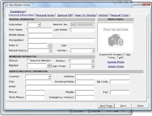 Church Management Software Professional System; Church Facilities, Office, Bookkeeping and Finances Administration Software; PCs Only CD-ROM; Single License (50,000 Members)