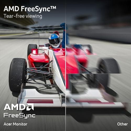 acer Nitro 27 Inch WQHD 2560 x 1440 IPS Gaming Monitor | AMD FreeSync | Up to 180Hz Refresh | Up to 0.5ms | DCI-P3 95% | HDR 10 Support | One Display Port 1.2 & Two HDMI 2.0 | KG271U N3bmiipx