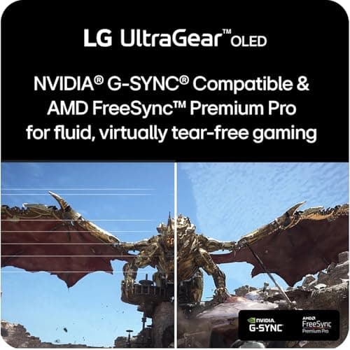 LG 39" Ultragear OLED Curved Gaming Monitor - WQHD 240Hz, 0.03ms, NVIDIA G-Sync Compatible, 800R Curvature, USB Type-C, DisplayHDR True Black 400