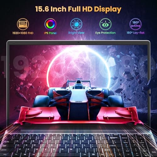 jumper Laptop, 12GB RAM 640GB ROM, Office 365-1 Year 5305U Processor, 15.6 Inch Computer, FHD IPS Screen, 38Wh Battery, 2 Stereo Speakers, USB3.0 * 2, HDMI, for Business and Students.