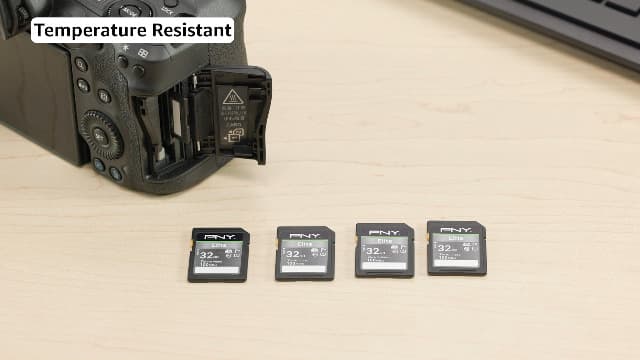 PNY 32GB Elite Class 10 U1 V10 SDHC Flash Memory Card - 100MB/s Read, Class 10, U1 Full HD, UHS-I, Full Size SD (Pack of 5)