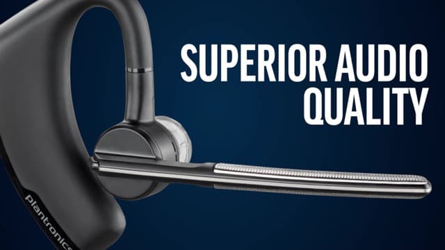 Plantronics - Voyager 8200 UC (Poly) - Bluetooth Dual-Ear (Stereo) Headset - USB-A Compatible to connect to your PC and Mac - Works with Teams, Zoom & more - Dual-Mode Active Noise Canceling