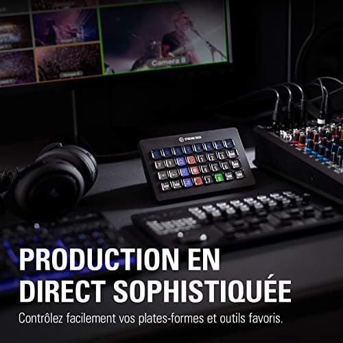 Elgato Stream Deck XL – Advanced Studio Controller, 32 macro keys, trigger actions in apps and software like OBS, Twitch, ​YouTube and more, works with Mac and PC
