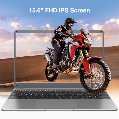 15.6" Windows 11 Laptop, Intel Core i3-5005U, 16GB RAM, 512GB SSD, FHD IPS Display, 2.4G/5G WiFi, BT5.0, RJ45, Webcam, Long Battery Life - for Work, Study, and Entertainment