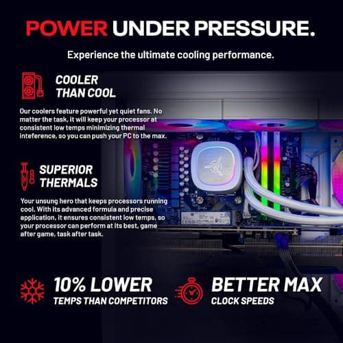Skytech Azure Gaming PC Desktop, Ryzen 7 9700X 3.8 GHz (5.5GHz Turbo Boost), NVIDIA RTX 4060 8GB GDDR6, 1TB SSD, 16GB DDR5 RAM 6000, 650W Gold PSU, 360mm ARGB AIO, Wi-Fi, Win 11 Home