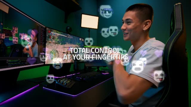 Razer Stream Controller: All-In-One Keypad for Streaming - 12 Haptic Switchblade Keys - 6 Tactile Analog Dials - 8 Programmable Buttons - Designed for PC & Mac Compatibility