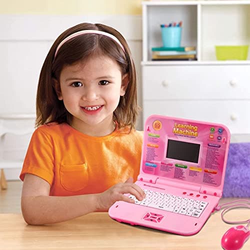 LESHITIAN Kids Laptop, 65 Learning Modes, Educational Learning Computers for Kids Ages 3+