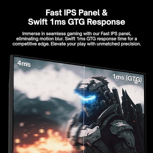 Pixio PX259 Prime S 24.5 inch (24 inch / 25 inch Equivalent) 360Hz (144Hz Supported) Refresh Rate FHD 1080p Resolution Fast Nano IPS Panel 1ms GTG Response Time Gaming Monitor with Adaptive Sync