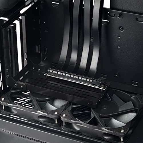 LIAN LI LAN2-1X Premium PCI-E x16 3.0 Black Extender Riser Cable 200mm and Covert Bracket for LANCOOL 2 for PCIE 3.0 only (NOT Compatible with PCIE 4.0 VGA Cards)