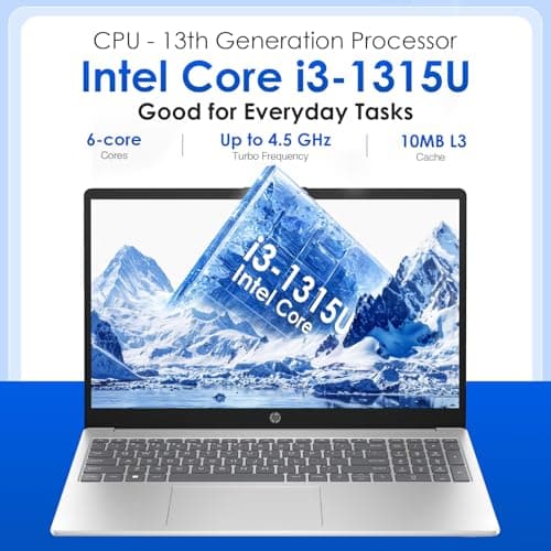 HP 15.6 Business Touchscreen Laptop Computer - w/Office Lifetime & Windows 11 Pro & DVD Drive | 15.6" HD 250 nits Touch Display | Intel i3 1215U | Wi-Fi6 | 32GB RAM • 1TB SSD