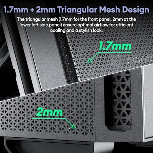Micro ATX Case, 4 × 120mm ARGB Non-PWM Case Fans Pre-Installed, MATX PC Case, Temper Glass Side Panel, with Type-C, Black, Cypress 3 ARGB