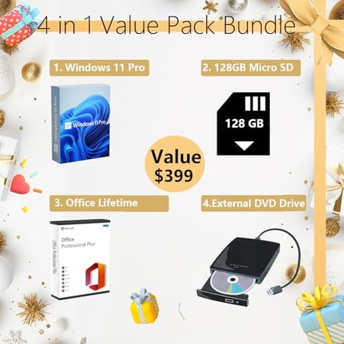 HP 21.5-inch All-in-One Desktop PC - w/Office 2024 Lifetime, Free CD/DVD Drive - FHD Display, Intel Celeron Processor, Wi-Fi 6, HDMI, HD Webcam, Windows 11 Pro(32GB RAM, 1TB SSD)