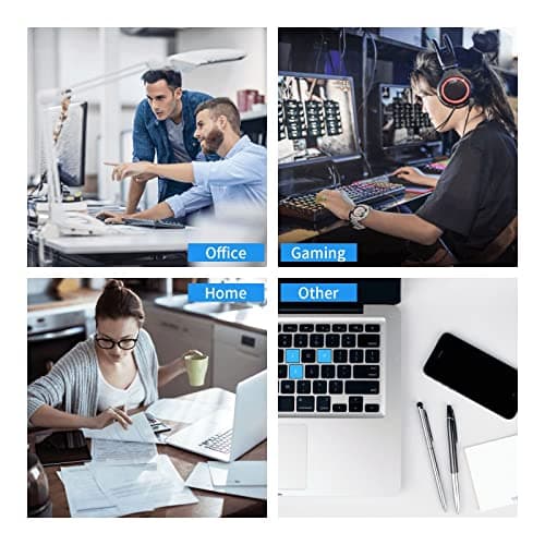 Chicago City Flag Skyline Mouse Pad, Laptop Office Desk Accessories Wireless Mouse Pad Mouse Pad Non-Slip Water Resistant Desk Mat Premium Computer Accessories, Black