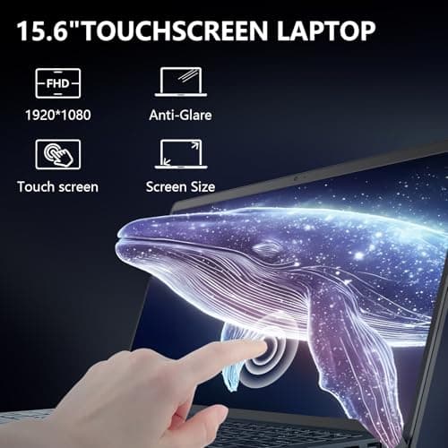 Dell Inspiron 15.6" FHD Touchscreen Laptop Computer for Home Business Student, 13th Gen Intel 10-Core i5-1334U (Beat i7-1250U), 32GB DDR4 RAM, 1TB PCIe SSD, WiFi 6, HDMI, Windows 11 Pro S, USB C Hub