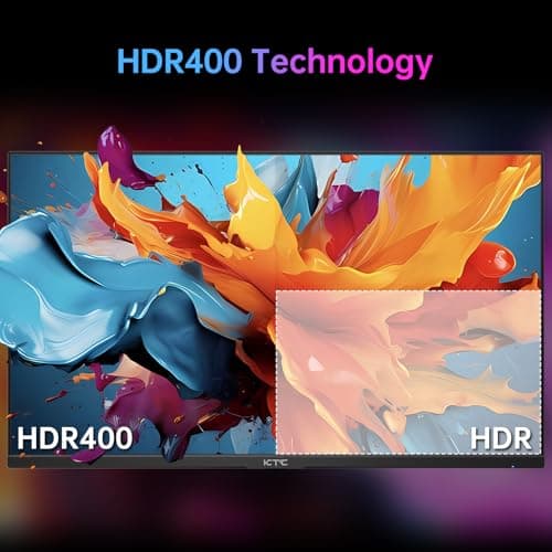 24 Inch 180Hz/190Hz Gaming Monitor, FHD PC Computer Monitor with Fast IPS Panel, HDR400, 133% sRGB, Bluelight Filter, 2 HDMI & 1 DP Port, Compatible Freesync and Wall Mountable, H24F8