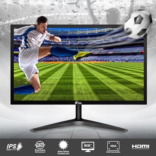 BTO G3 RGB Gaming Desktop PC – Intel i5 6500, 16GB DDR4 Ram, 512GB SSD, NVIDIA GeForce GT 1030, Dual 22-inch Monitors, Windows 10 Pro, RGB Set, Built-in WiFi, – Computer Tower for PC Gamer (Renewed)